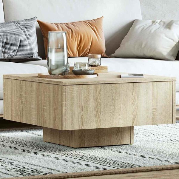 VidaXL Konferenční stolek 60 x 60 x 31,5 cm kompozitní dřevo [862626] Barva: Staré dřevo