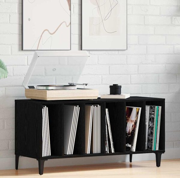 VidaXL Skříňka na LP desky 100x38x48 cm kompozitní dřevo [862869] Barva: Černý dub