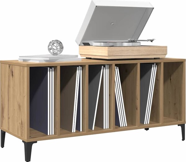 VidaXL Skříňka na LP desky 100x38x48 cm kompozitní dřevo [862869] Barva: Černý dub