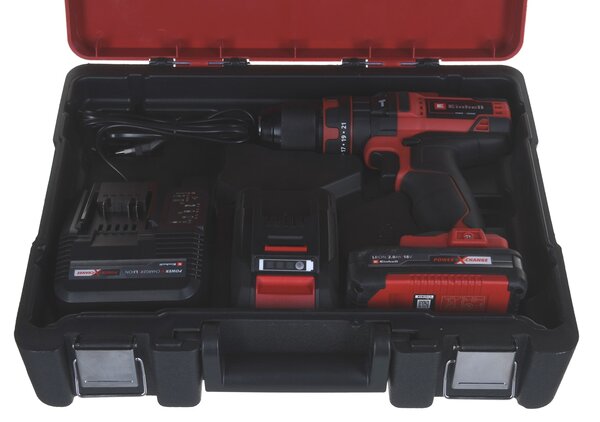 VRTÁK/ŘIDIČ EINHELL TE-CD 18/40 Li-i +64 (2×2,0Ah) 4513992