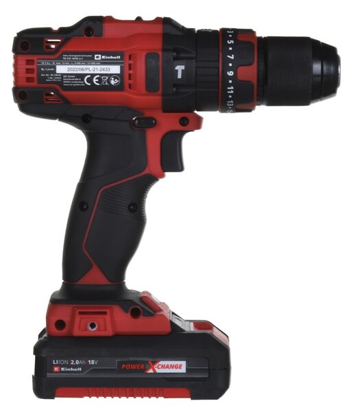 VRTÁK/ŘIDIČ EINHELL TE-CD 18/40 Li-i +64 (2×2,0Ah) 4513992