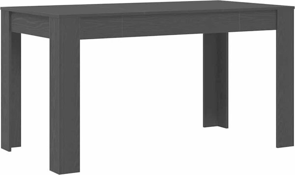 VidaXL Jídelní stůl 140 x 74,5 x 76 cm kompozitní dřevo [862053] Barva: Černý dub