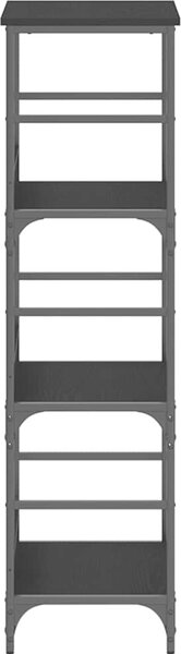 VidaXL Knihovna 50 x 33 x 117,5 cm kompozitní dřevo [863553] Barva: Černý dub