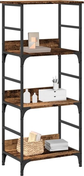 VidaXL Knihovna 50 x 33 x 117,5 cm kompozitní dřevo [863553] Barva: Černý dub