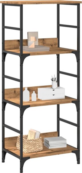 VidaXL Knihovna 50 x 33 x 117,5 cm kompozitní dřevo [863553] Barva: Černý dub