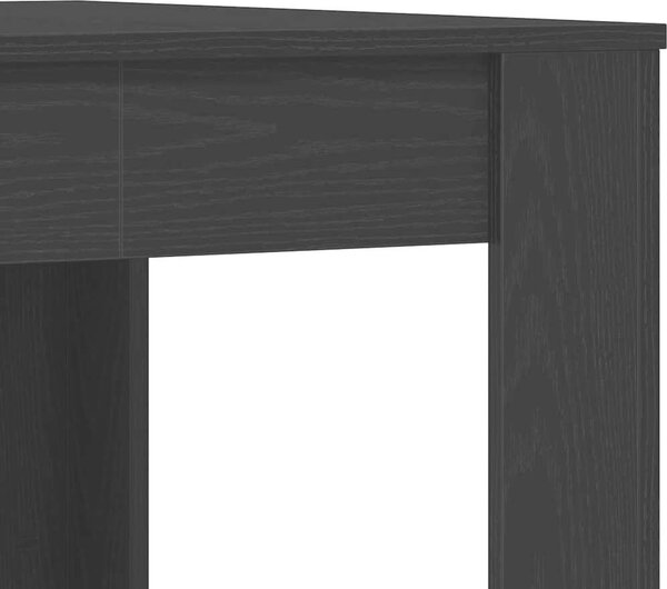 VidaXL Jídelní stůl 140 x 74,5 x 76 cm kompozitní dřevo [862053] Barva: Černý dub