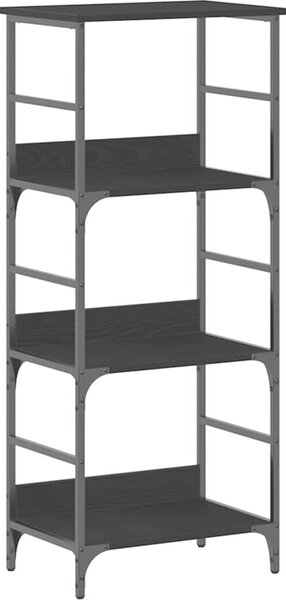 VidaXL Knihovna 50 x 33 x 117,5 cm kompozitní dřevo [863553] Barva: Černý dub