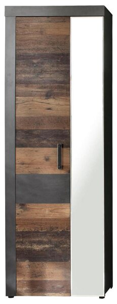 SKŘÍŇ NA ODĚV, šedá, barvy pinie, 65/192/34 cm Xora - Skříně na oblečení, Online Only