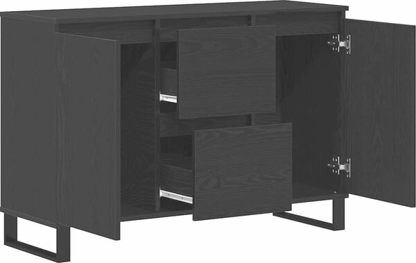 VidaXL Příborník 101,5 x 35 x 70 cm kompozitní dřevo [862935] Barva: Černý dub