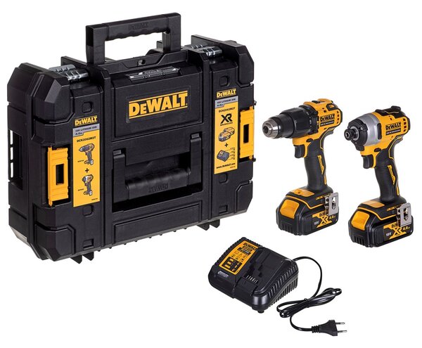 SADA NÁŘADÍ POWER TOOL COMBO DEWALT DCK2062M2T (DCD709+DCF809) 18V 2X4,0AH