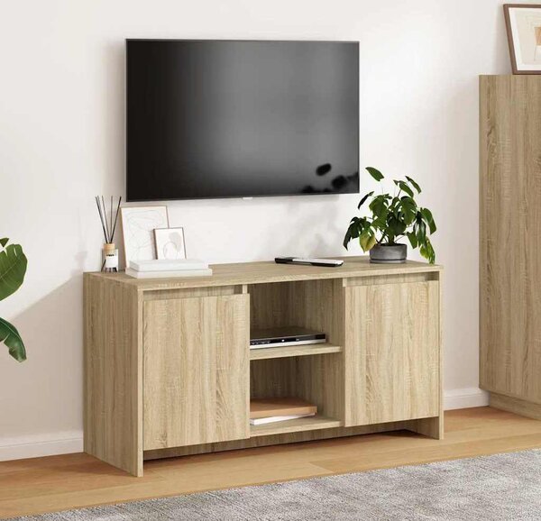 VidaXL TV skříňka 102 x 37,5 x 52,5 cm kompozitní dřevo [862707] Barva: Černý dub