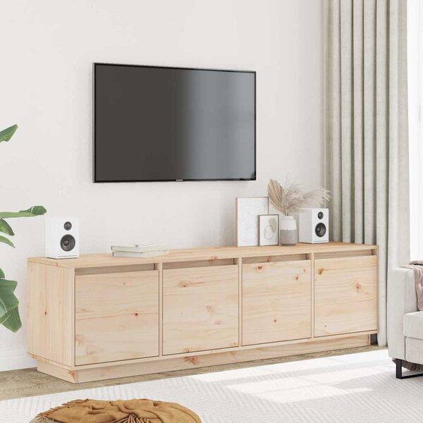VidaXL TV skříňka 156 x 37 x 45 cm masivní borové dřevo [869994] Barva: Voskově hnědá