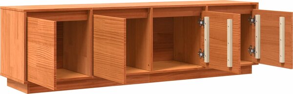 VidaXL TV skříňka 156 x 37 x 45 cm masivní borové dřevo [869994] Barva: Voskově hnědá