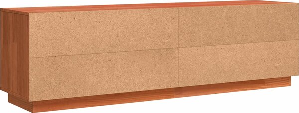 VidaXL TV skříňka 156 x 37 x 45 cm masivní borové dřevo [869994] Barva: Voskově hnědá