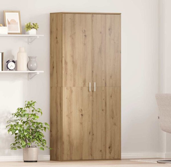 VidaXL Skříň highboard 80 x 35 x 180 cm kompozitní dřevo [3365562] Barva: Černý dub