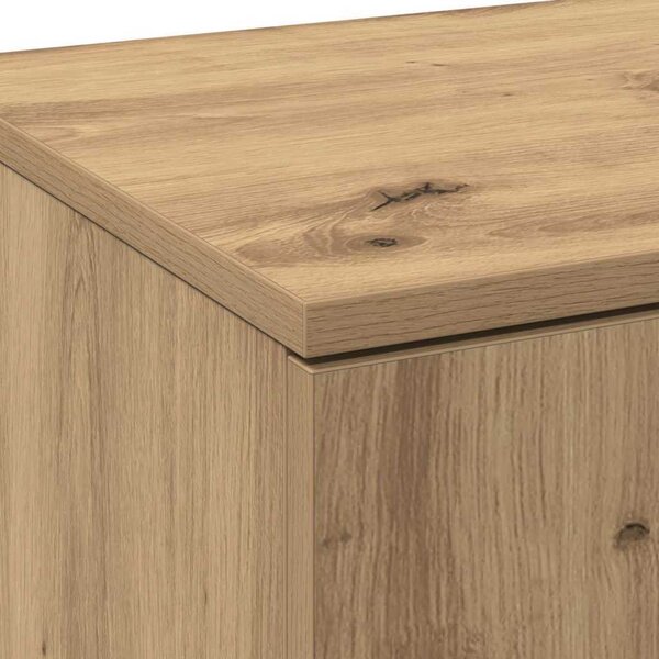VidaXL Skříň highboard 80 x 35 x 180 cm kompozitní dřevo [3365562] Barva: Černý dub