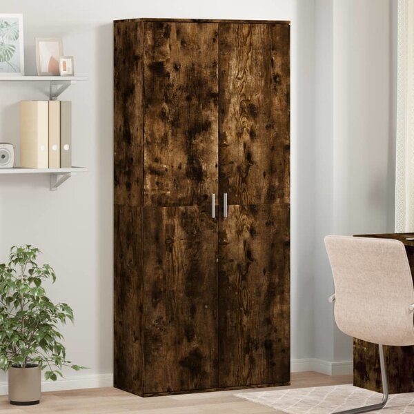 VidaXL Skříň highboard 80 x 35 x 180 cm kompozitní dřevo [3365562] Barva: Černý dub