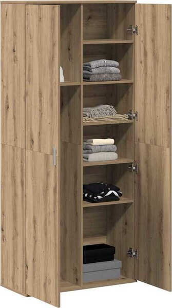 VidaXL Skříň highboard 80 x 35 x 180 cm kompozitní dřevo [3365562] Barva: Černý dub