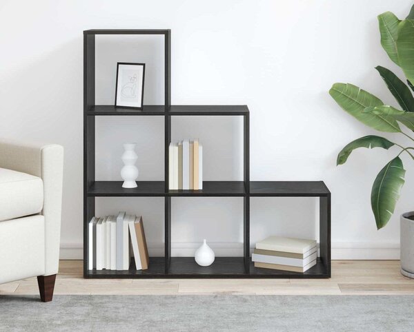 VidaXL Knihovna/dělící stěna 3patrová 99x29x99 cm kompozit [879662] Barva: dub sonoma
