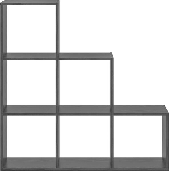 VidaXL Knihovna/dělící stěna 3patrová 99x29x99 cm kompozit [879662] Barva: dub sonoma