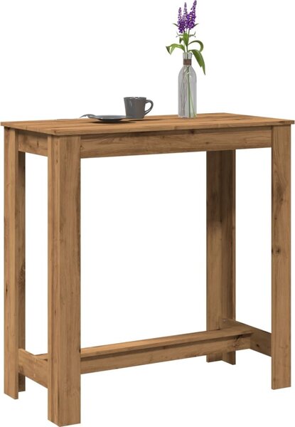 VidaXL Barový stůl 102 x 50 x 103,5 cm kompozitní dřevo [868079] Barva: Bílá