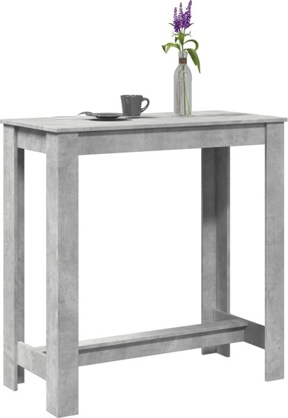 VidaXL Barový stůl 102 x 50 x 103,5 cm kompozitní dřevo [868079] Barva: Bílá