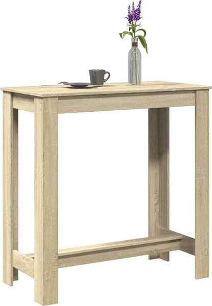 VidaXL Barový stůl 102 x 50 x 103,5 cm kompozitní dřevo [868079] Barva: Bílá
