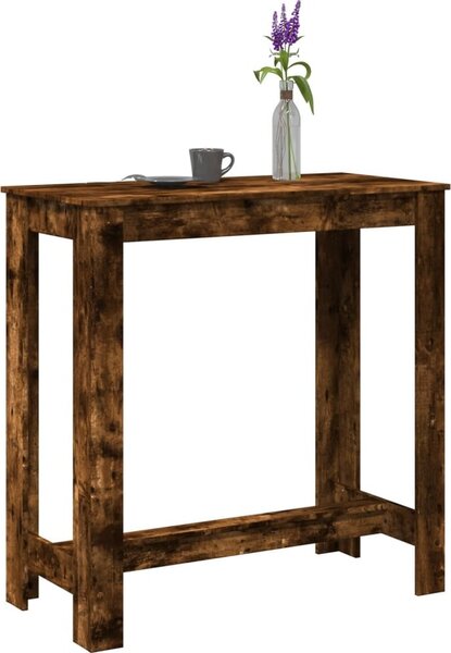VidaXL Barový stůl 102 x 50 x 103,5 cm kompozitní dřevo [868079] Barva: Bílá