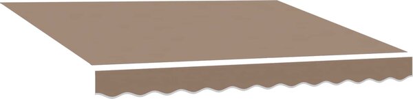 VidaXL Zatahovací markýza modrá a bílá 3 x 2,5 m textil a hliník [3425864] Barva: Taupe (antracitový rám)