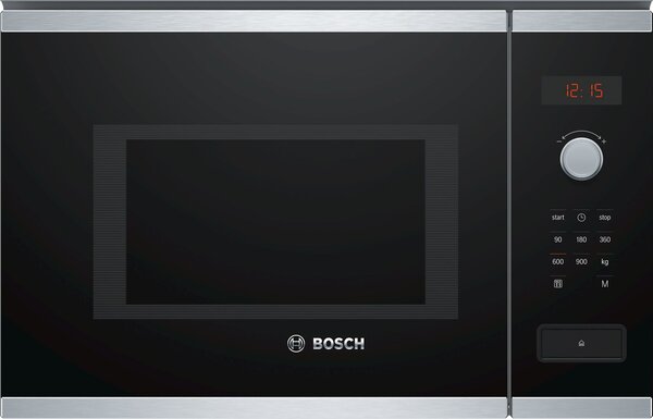 Bosch Serie 4 BFL553MS0 mikrovlnná trouba Vestavěné Kombinovaná mikrovlnná trouba 25 l 900 W Černá, Nerezová ocel