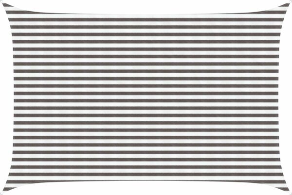 VidaXL Stínící plachta 160 g/m² 3 x 4 m HDPE [42032888] Barva: Světlá šedá a bílá