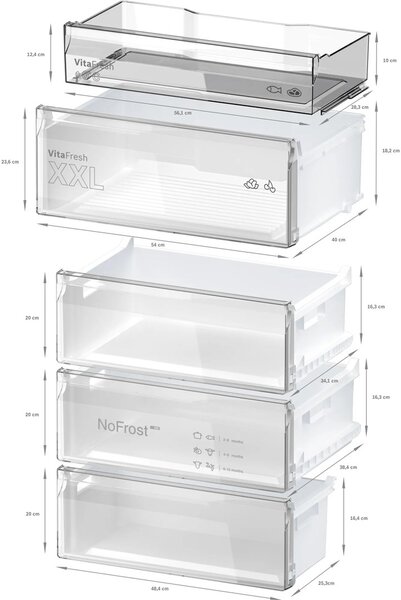 Bosch Serie 4 KGN492IDF lednice/mrazák Stojací 440 l D Nerezová ocel