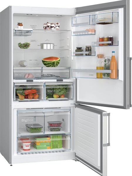 Bosch Serie 6 KGN86AIDR lednice/mrazák Stojací 631 l D Nerezová ocel