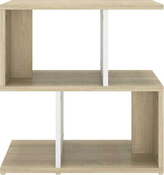 VidaXL Noční stolek 50x30x51,5 cm kompozitní dřevo [806378] Barva: Bílá
