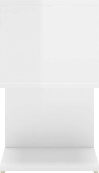 VidaXL Noční stolek 50x30x51,5 cm kompozitní dřevo [806378] Barva: Bílá