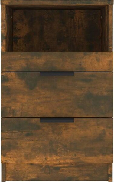 VidaXL Bedside Cabinet 2 ks Medium Engineered Wood [856845] Barva: Bílá