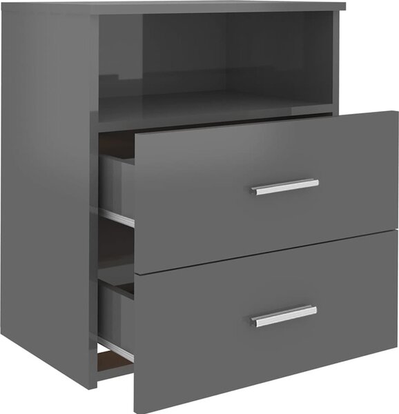 VidaXL Noční stolky 2 ks 50 x 32 x 60 cm kompozitní dřevo [803289] Barva: dub sonoma