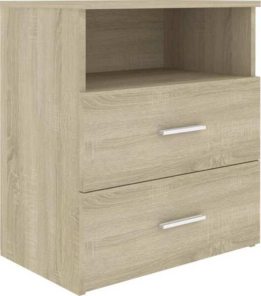 VidaXL Noční stolky 2 ks 50 x 32 x 60 cm kompozitní dřevo [803289] Barva: dub sonoma