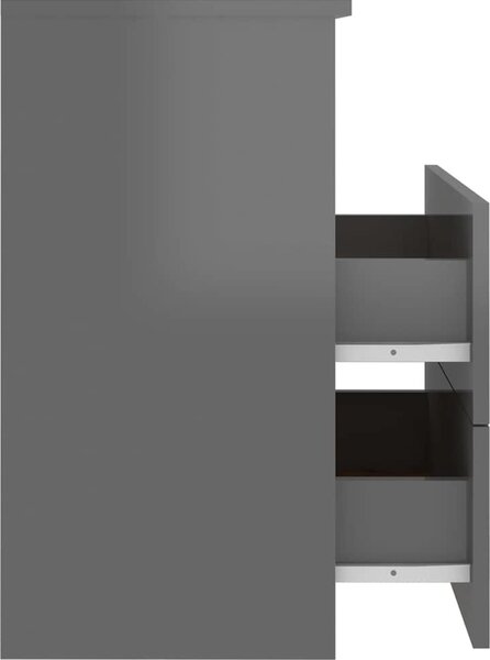 VidaXL Noční stolky 2 ks 50 x 32 x 60 cm kompozitní dřevo [803289] Barva: dub sonoma
