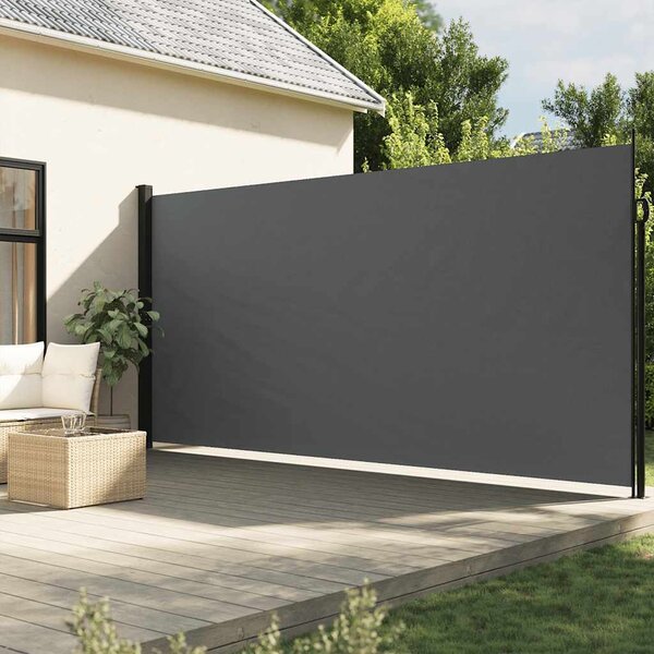 VidaXL Zatahovací boční markýza 200 x 600 cm [42035537] Barva: Hnědá