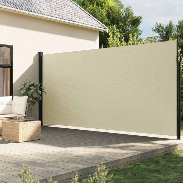 VidaXL Zatahovací boční markýza 220 x 600 cm [42035546] Barva: Černá