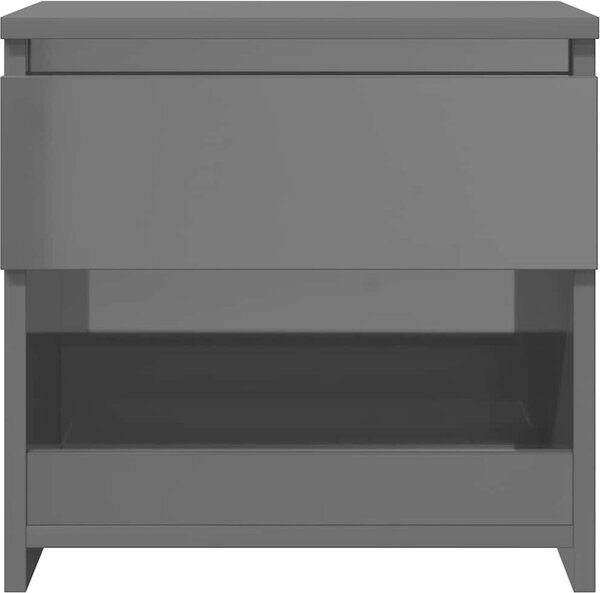 VidaXL Noční stolky 2 ks 40 x 30 x 39 cm kompozitní dřevo [803460] Barva: Černá