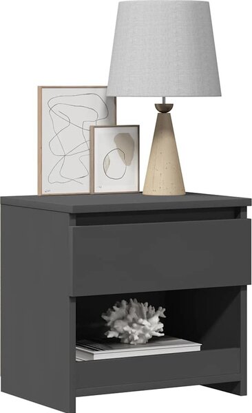 VidaXL Noční stolky 2 ks 40 x 30 x 39 cm kompozitní dřevo [803460] Barva: Černá