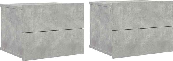 VidaXL Nástěnné noční stolky 2 ks 40 x 32 x 30 cm [801060] Barva: Bílá