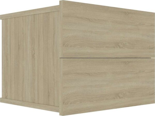VidaXL Nástěnné noční stolky 2 ks 40 x 32 x 30 cm [801060] Barva: Bílá