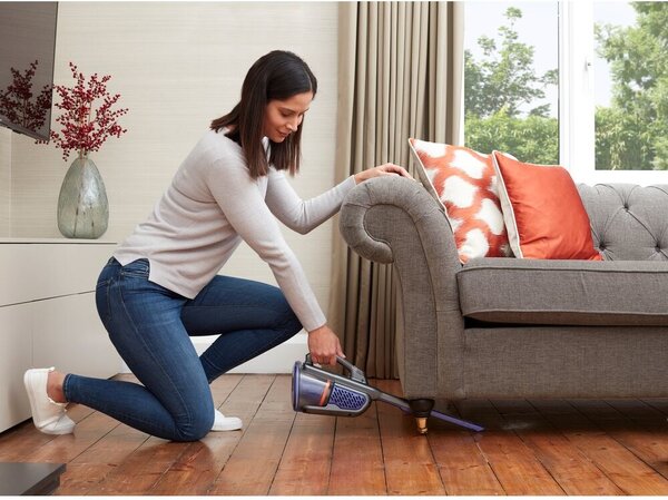 Black+Decker Black & Decker BHHV520BFP ruční vysavač Černá, Fialová Bezsáčkové