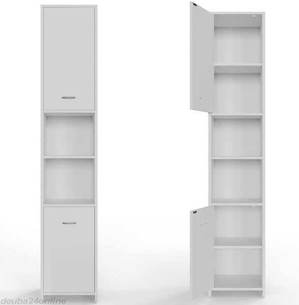 Deuba Koupelnová skříňka - 180x30x30cm
