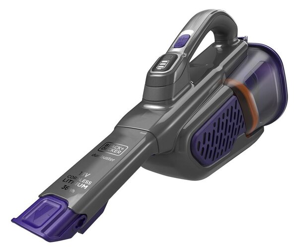 Black+Decker Black & Decker BHHV520BFP ruční vysavač Černá, Fialová Bezsáčkové