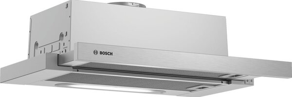 Bosch Serie 4 DFT63AC50 digestoř Polovestavěný (vytahovací) Stříbrná 360 m³/h
