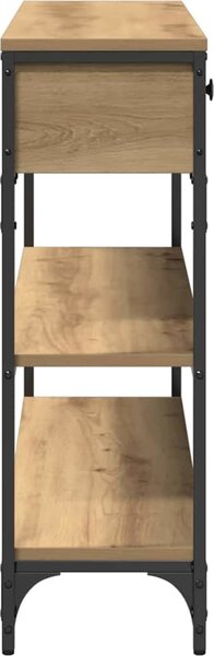 VidaXL Konzolový stolek 100 x 25 x 75 cm kompozitní dřevo [863512] Barva: dub artisan